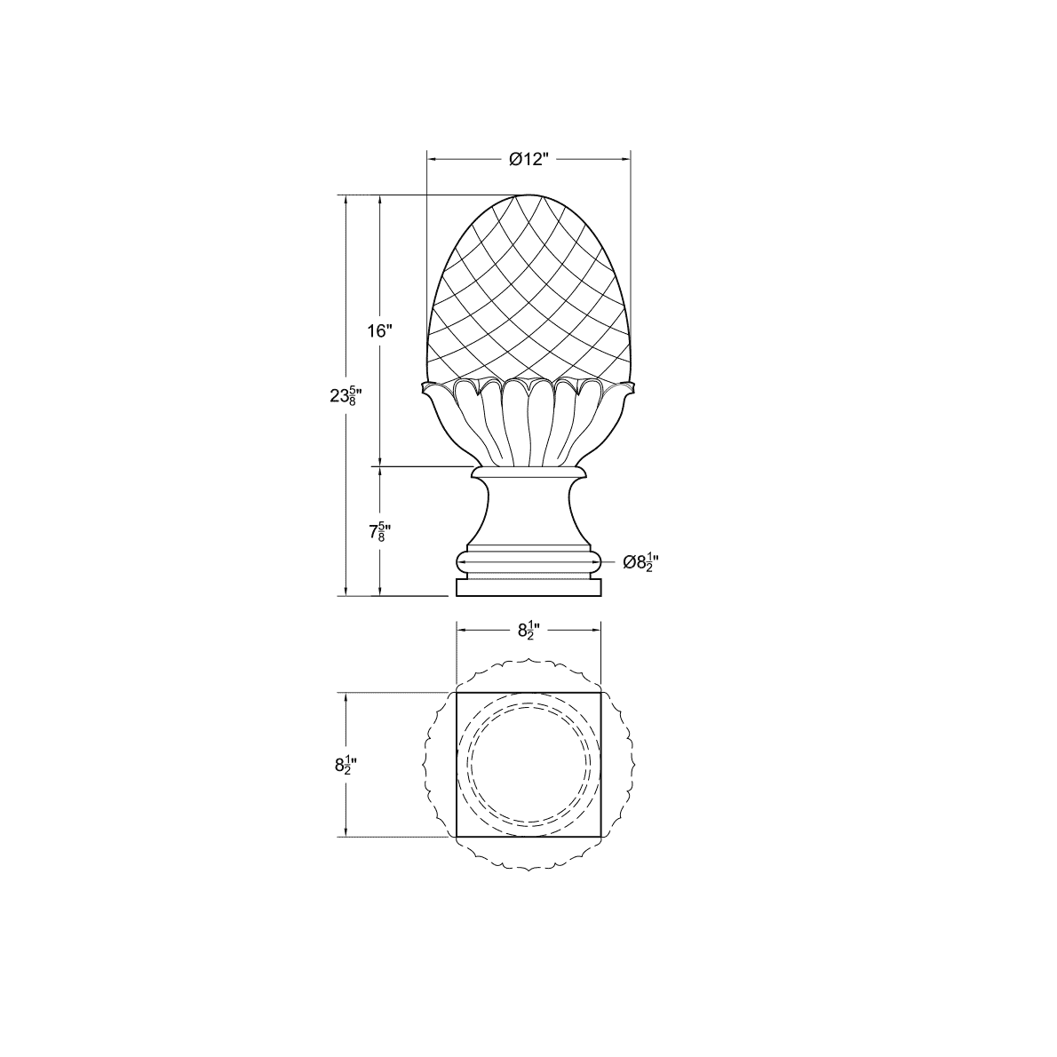 F 19 x 23-5/8 - Concrete Designs Inc.