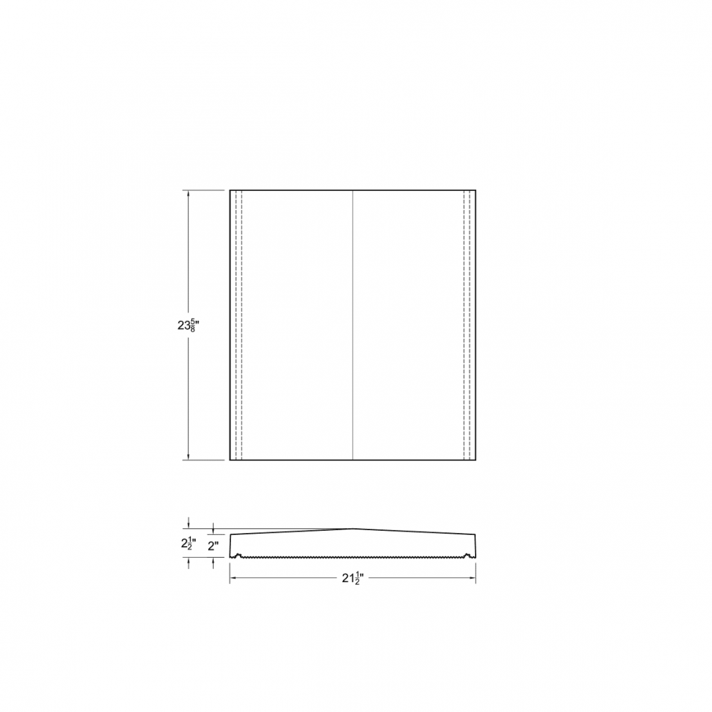 M91 S 211/2*235/8 Concrete Designs Inc.