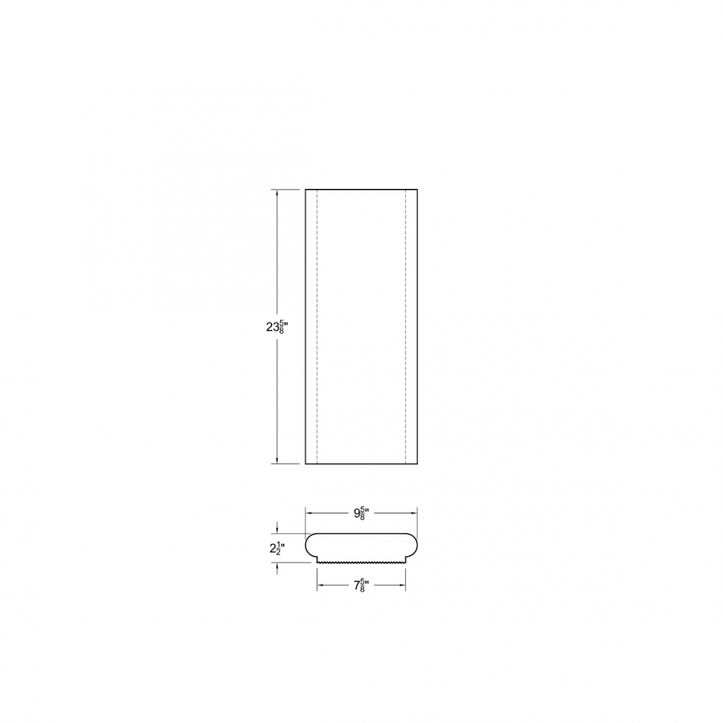 M220 S 7-5/8*23-5/8 - Concrete Designs Inc.